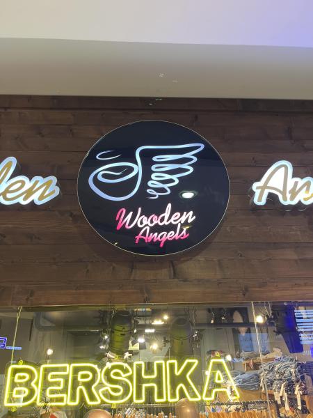 Wooden angels